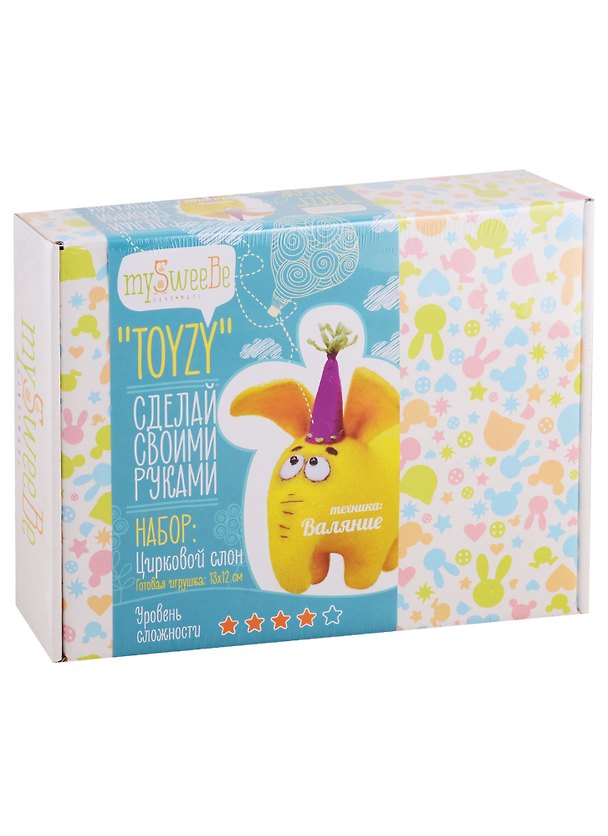 Набор для творчества Toyzy. Сделай своими руками «Слон», 13 х 12 см 2779141 — 1