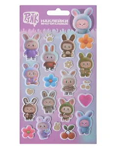 Наклейки объемные 110х200 (Монстры-2) (10131010/200825/5273527, Китай)