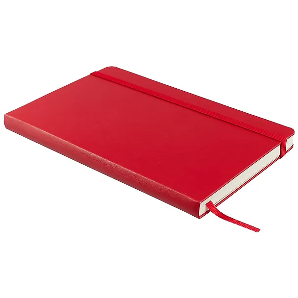 Книга для записей А5, 120 листов в клетку "Classic Large", красная, жесткая обложка, резинка, Moleskine 240949 — 2