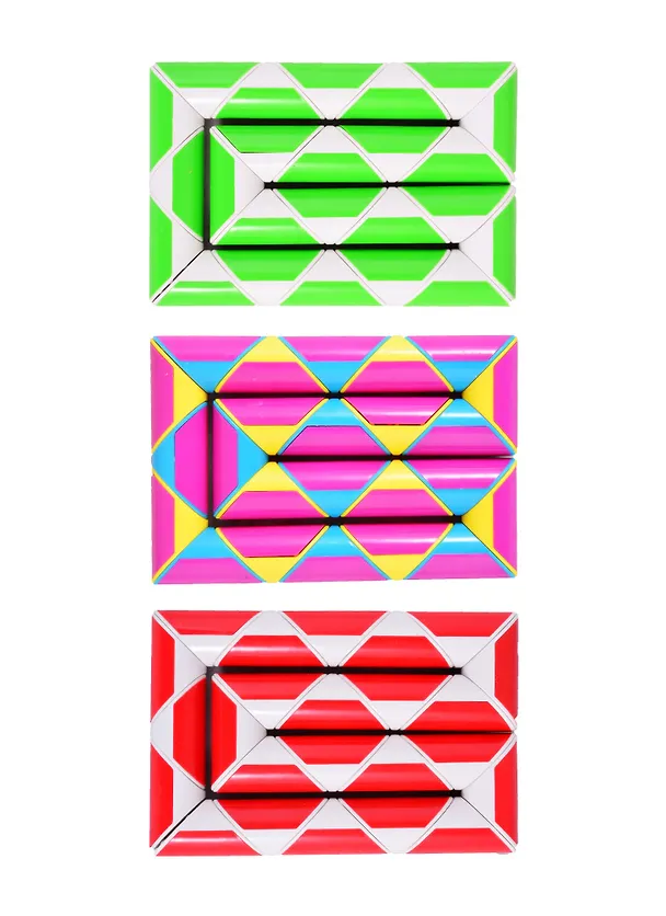 Головоломка Змейка овальная (неон)  (10х14,5см) (12-02232-028) 2849659 — 4