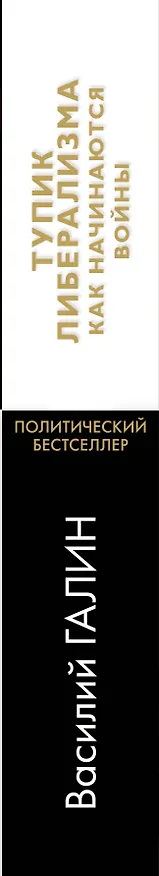 Книга Тупик либерализма. Как начинаются войны (Василий Галин) — 3