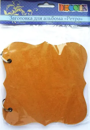 Decola Заготовка для альбома Ретро (картон) (6л.15х15см) (DK44002) (упаковка) 2353350