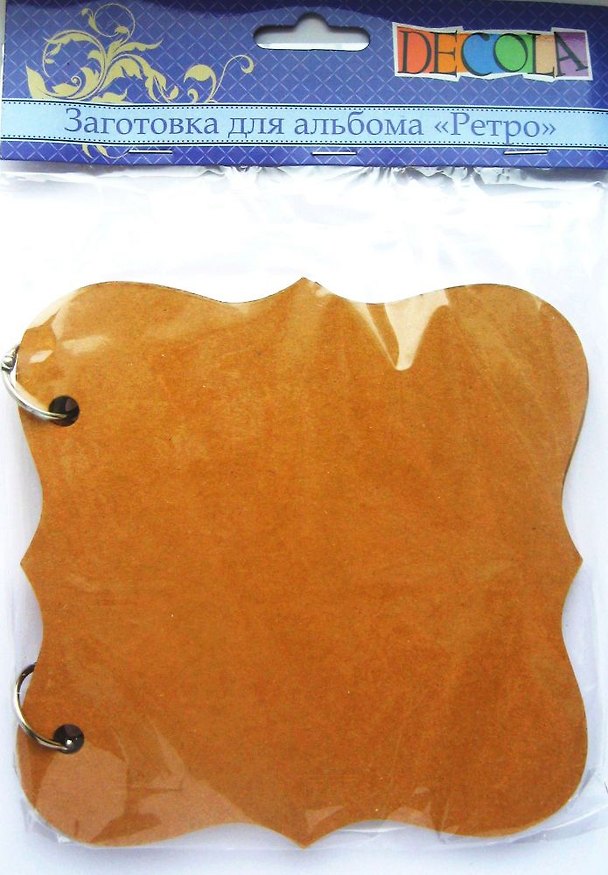 Decola Заготовка для альбома Ретро (картон) (6л.15х15см) (DK44002) (упаковка) 2353350 — 1