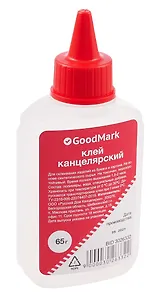 Клей канцелярский 65мл, Goodmark