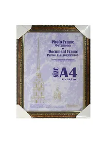 Фоторамка пластик 21*30, 780 бронза, Канцбург