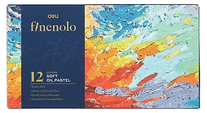Пастель масляная 12цв к/к, Finenolo
