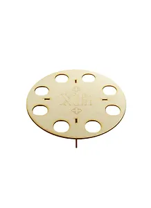 Подставка под яйца Пасхальная (151685) (8 яиц) (210х210х40мм) (игрушка из дерева) (упаковка)