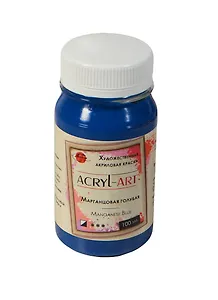 Краска акриловая "Акрил-Арт" голубая марганцовая,100мл,банка, Таир