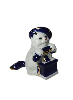 Фигурка Кошечка фарфор в подарочной упаковке (9,5х11,5х12,5) (53005) 2403966