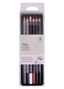 Карандаши эскизные Winsor&Newton, 6 штук