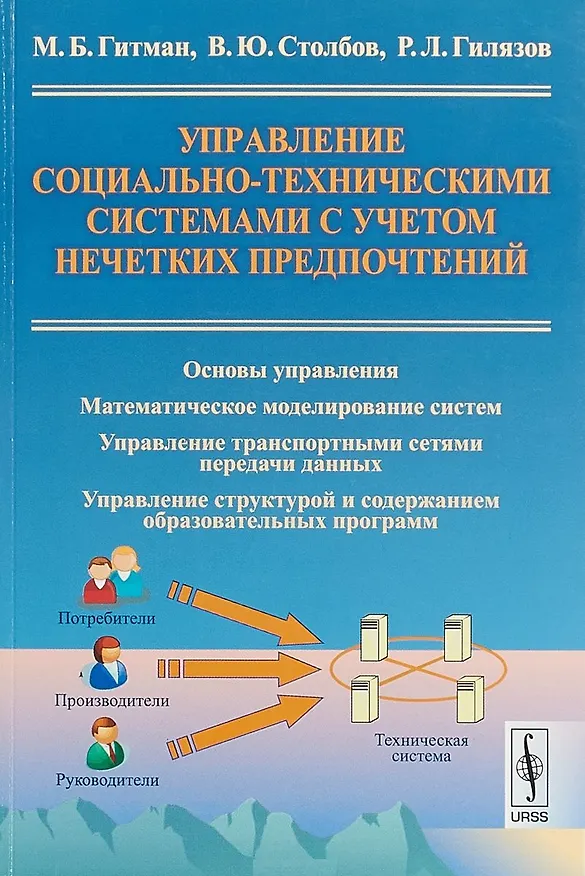 Книга Управление социально-техническими системами с учетом нечетких предпочтений (м) Гитман (Михаил Гитман) — 1