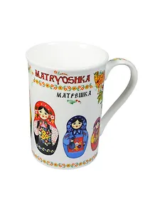 Кружка Матрешка Классика (фарфор цветная деколь) (061-34)