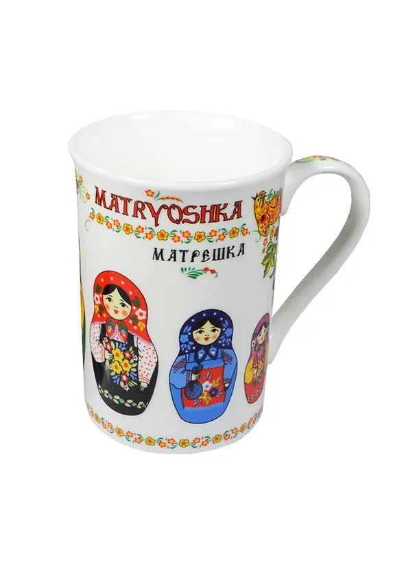 Кружка Матрешка Классика (фарфор цветная деколь) (061-34) 2415662 — 1