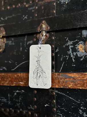 Багажная бирка на резинке Мюнхгаузен. Доре 3058415