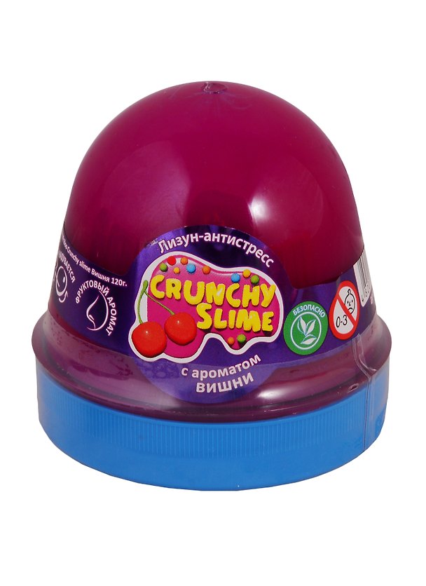 Игрушка-лизун «Crunchy slime Вишня», Mr.Boo 2787649 — 1