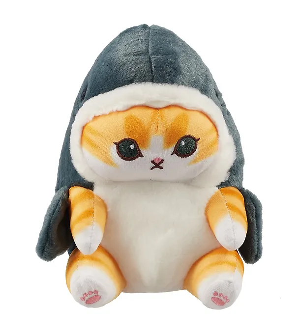 Мягкая игрушка Котик кигуруми (акула) (21 см), Bookvalno 3035562 — 3