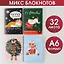 Записная книжка А6 32л. "Новогодний микс" карт.обл., ассорти — 2955283 — 1