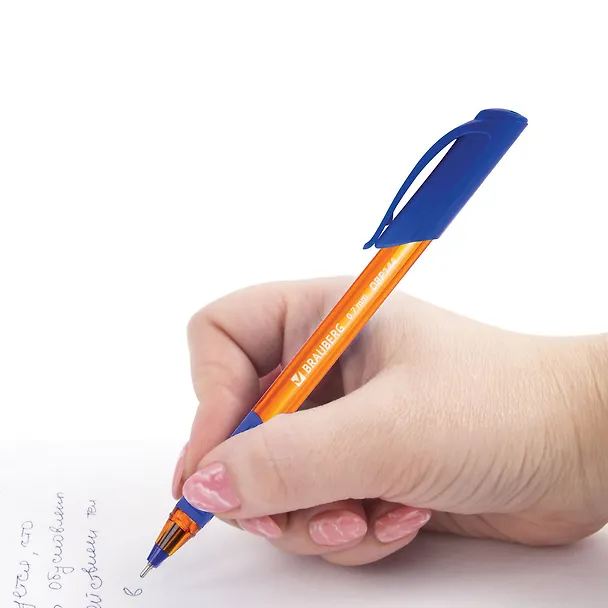Шариковая ручка синяя 0,7 мм, Extra Glide GT Tone Orange, Brauberg 2937296 — 11