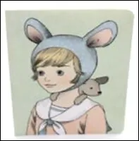 Блокнот "Девочки на празднике" Шапка собачка (0101185) (Еж Стайл)