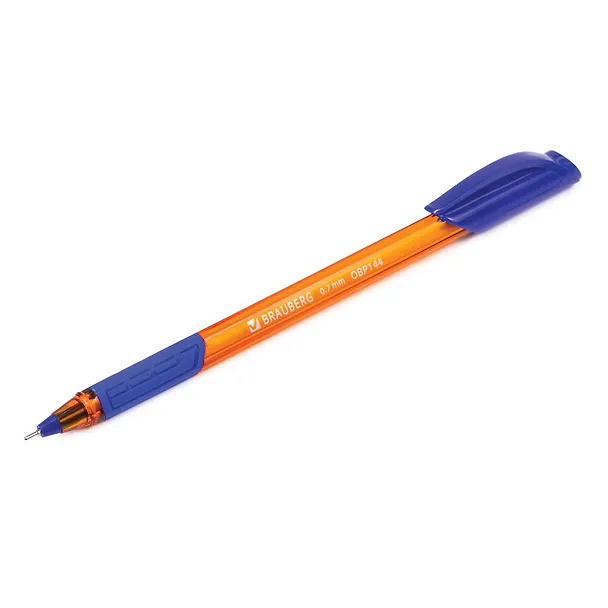 Шариковая ручка синяя 0,7 мм, Extra Glide GT Tone Orange, Brauberg 2937296 — 4