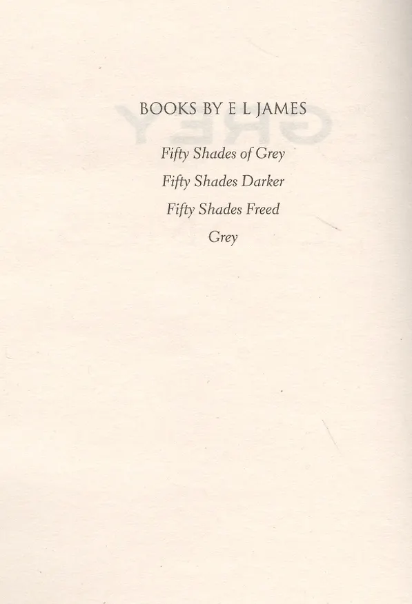 Книга Grey: Fifty Shades of Grey as Told by Christian (EL James) — 2