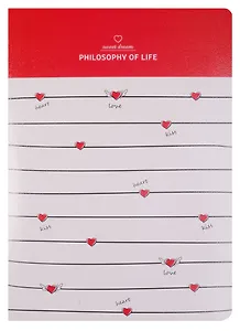 Тетрадь в клетку Hearts, А4, 40 листов