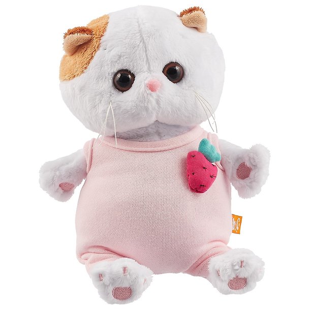 Мягкая игрушка Ли-Ли BABY в розовом комбинезоне с клубничкой (20 см) (LB-019) 2654690 — 1