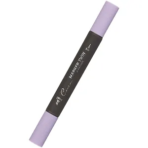 Маркер художественный "Сонет" лавандовый, двухсторон., тонк. и широк.долото, Сонет