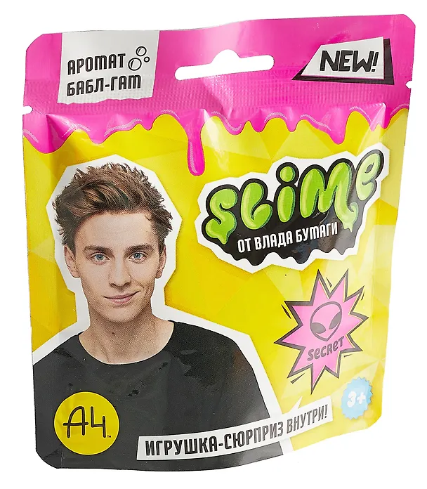 Игрушка для детей ТМ «Slime», розовый, 80 г. Влад А7 3042248 — 2
