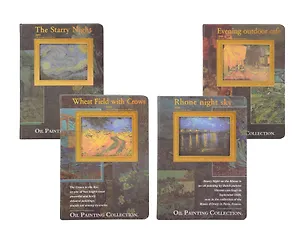 Книга для записей А5 96л кл. "Art galery" 7БЦ, вырубное окно, ассорти 3102380