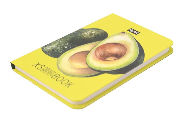 Скетчбук 94*138 48л "XS Pocket СКЕТЧБУК. Авокадо" 120г/м2, тв.обложка 2984335 — 2