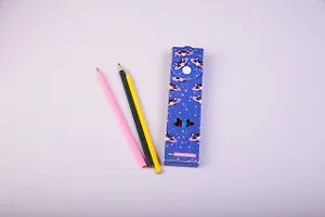 Пластиковый пенал с карандашами "Космокот", 12 штук