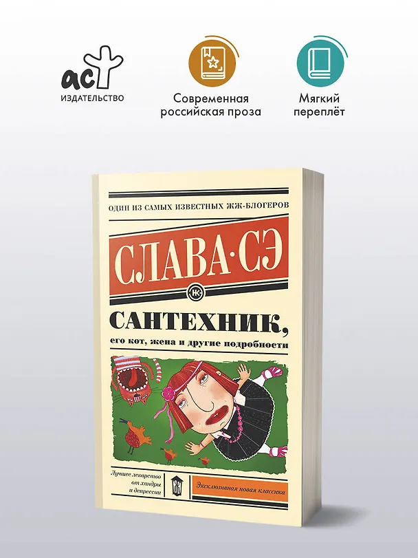 Книга Сантехник, его кот, жена и другие подробности (Слава Сэ) — 4