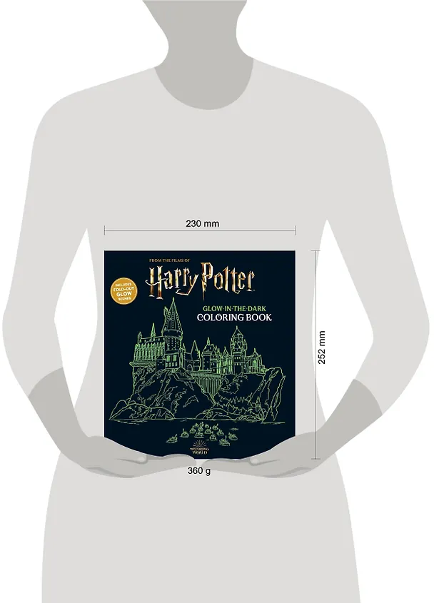 Книга Harry Potter Glow in the Dark Coloring Book Гарри Поттер Светящаяся раскраска () — 6