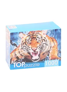Пазл Грозный тигр TOPpuzzle 1000 элементов ГИТП1000-2145