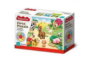 Пазл «Кто живет в деревне» (20 эл.)