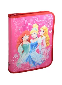 Папка для тетрадей А5 (22,8*37) "Принцесса" на молнии, Disney