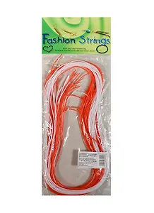 Набор трубочек для плетения крас.-бел. (514687) (20 шт.) (1м) (Fashion Strings) (упаковка)
