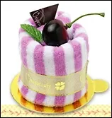 Полотенце (TC-ft01cy) (полосатое-вишня) 2272612