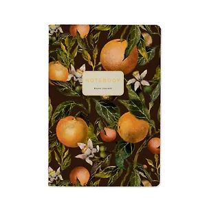 Тетрадь 40л лин. "FLORA.PARADISE.Oranges" мат.лам.soft-touch, фольга, сшивка, Bruno Visconti 3158920