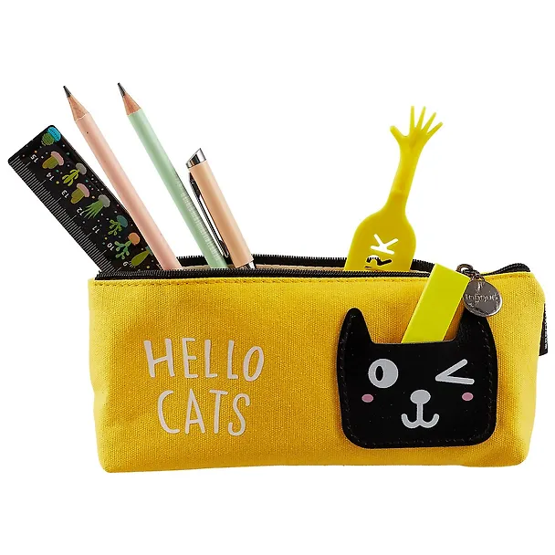 Пенал на молнии «Кошки. Hello cat's», 20 х 8 см 2585898 — 2
