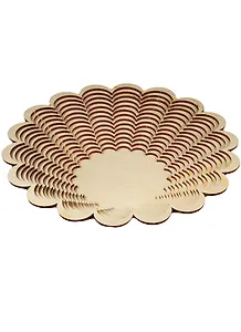 Игрушка из дерева Ваза большая широкая Астра (лесенка) (246х249х50) (162823) (Полноцвет)