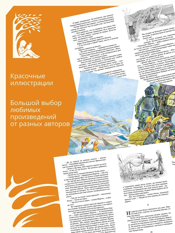 Книга Чудесное путешествие Нильса с дикими гусями (Сельма Оттилия Лувиса Лагерлёф) — 6
