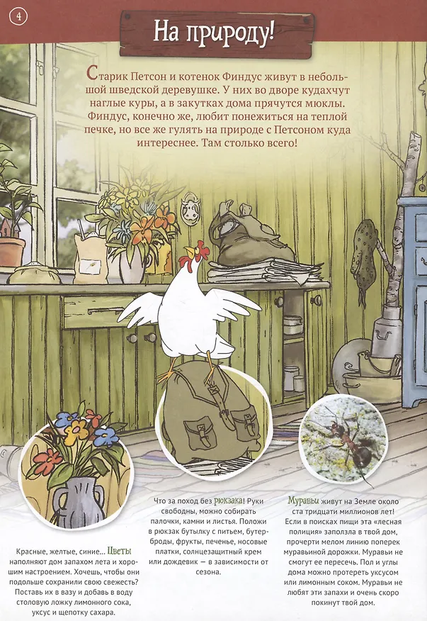Книга Петсон и Финдус на природе (Штеффани Корда, Свен Нурдквист) — 4