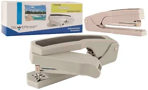 Степлер №24 20л "Elegance" пластиковый, брошюровщик, поворот механизма на 45гр, на 90гр, к/к, Silwerhof