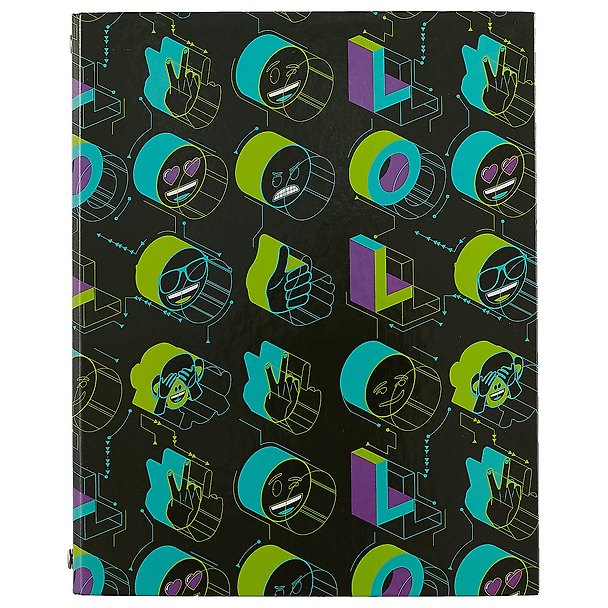 Тетрадь на кольцах «Emoji» 160 листов в клетку, А5, сменный блок - Academy Style 246917 — 1