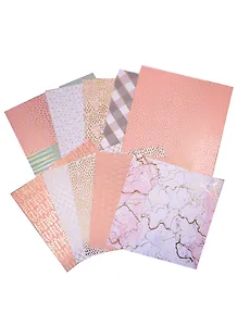 Набор бумаги для скрапбукинга с фольгир «Оттенки нежности», 10 листов 30.5×30.5см 2983587