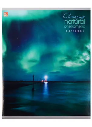 Тетрадь в клетку Unnika, "Природные феномены", 80 листов, в ассортименте 240808