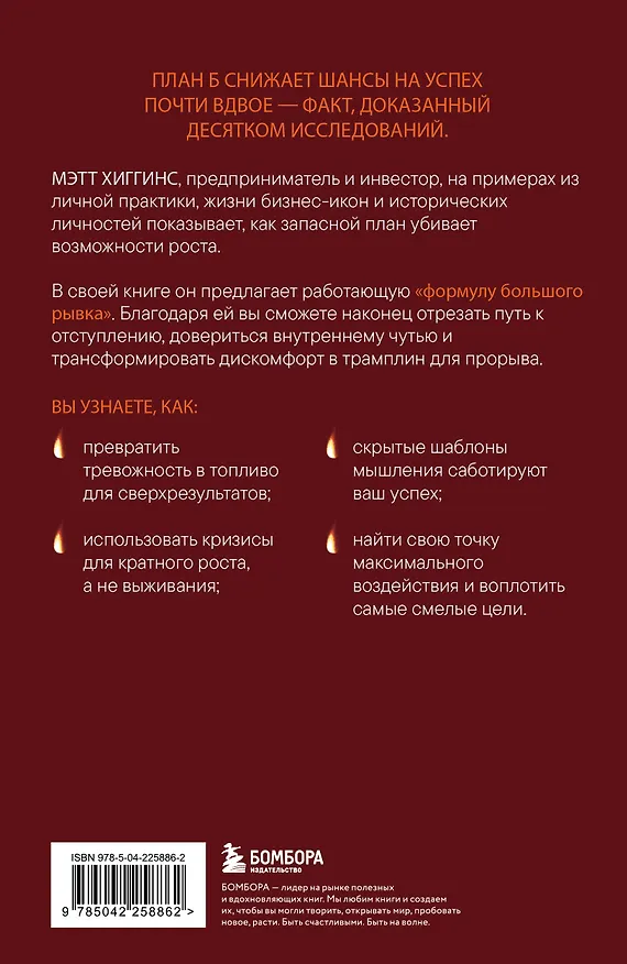 Книга Сжечь мосты. Как превратить страх и сомнения в движущую силу (Мэтт Хиггинс) — 2