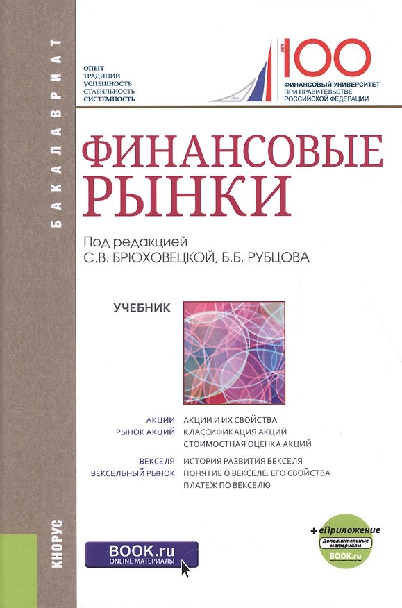 Книга Финансовые рынки () — 1